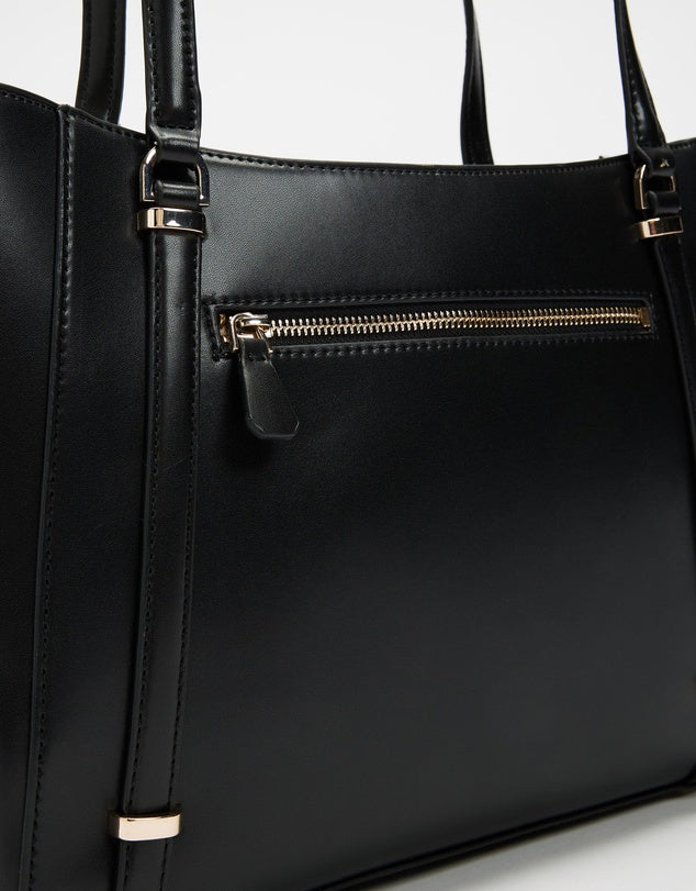 Guess Classic Logo Print Shoulder Purse