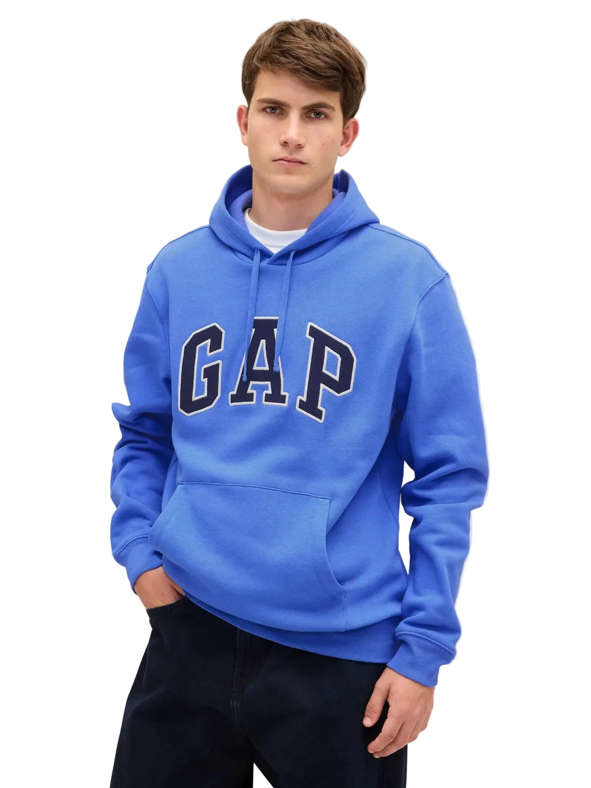 GAP Men’s Logo Hoodie – Light Blue
