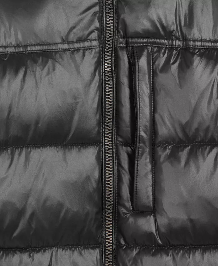 Michael Kors down in shiny fabric Men jacket _ Black