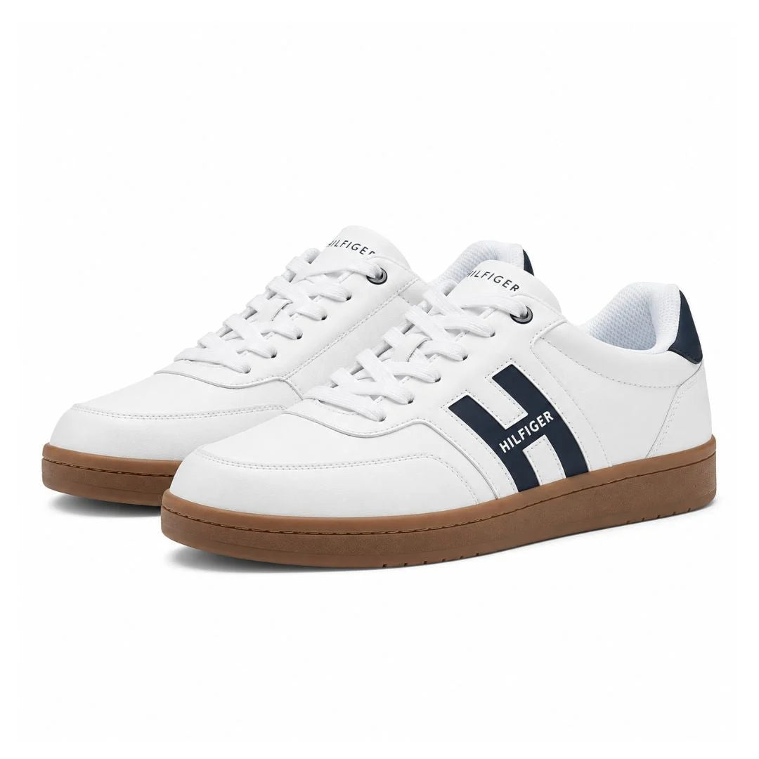 Tommy Hilfiger Lasona Men's Casual Sneakers – White & Navy