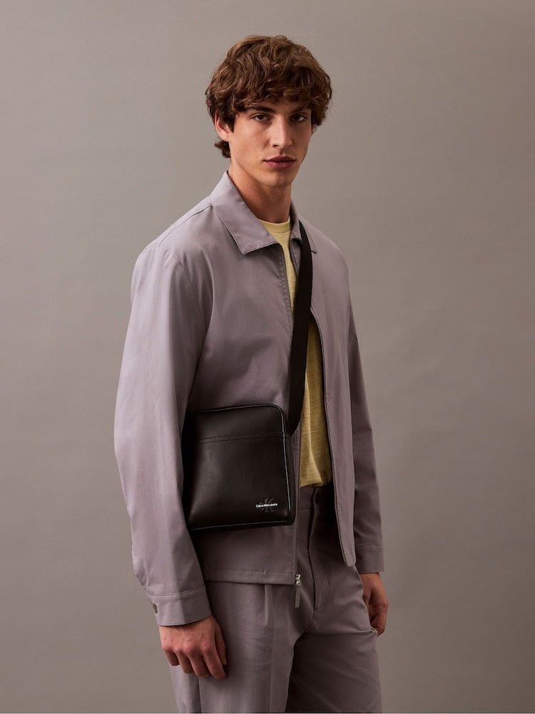 Calvin klein Mono Logo Reporter bag