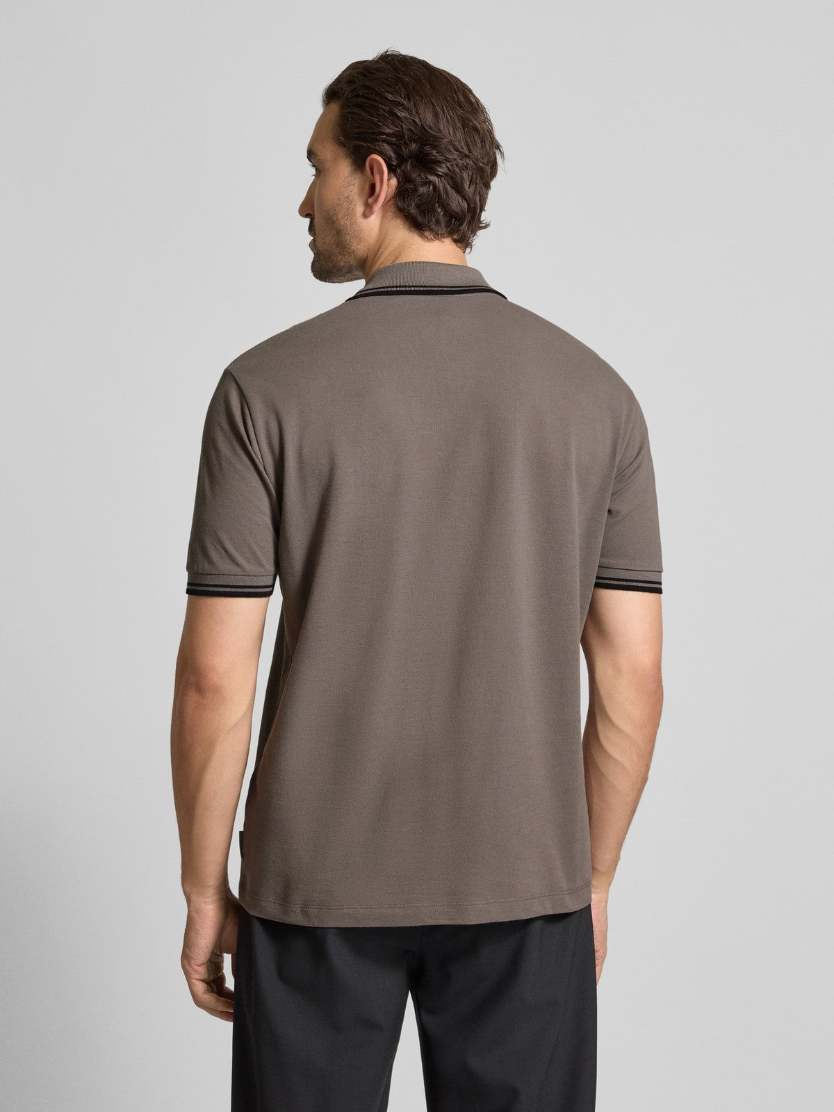 Armani Exchange polo shirt with button placket