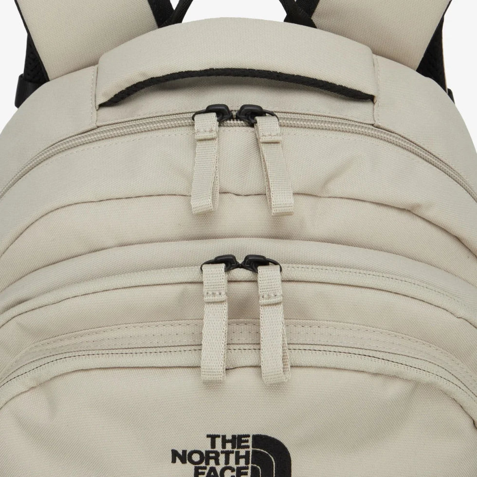 The North Face Dual Beige Backpack with Multi-Compartments