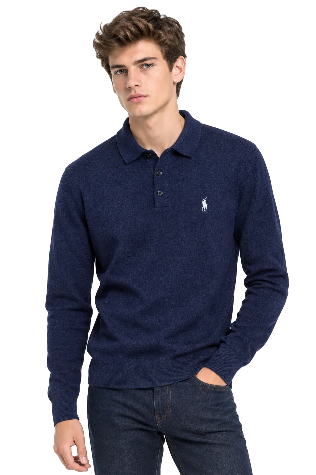 Polo Ralph Lauren Polo Fet T-shirt Wool _ Navy