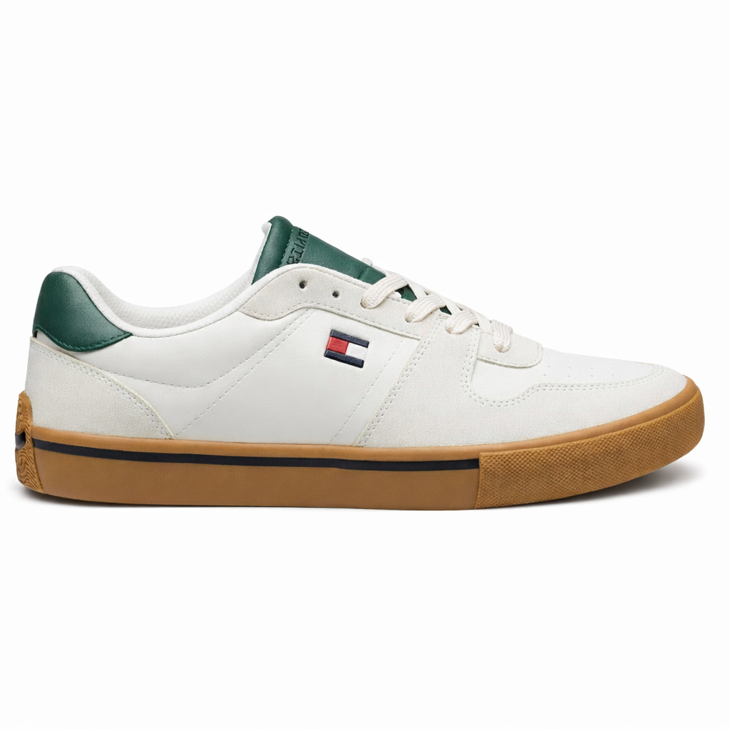 Tommy Hilfiger low-top sneakers featuring a leather