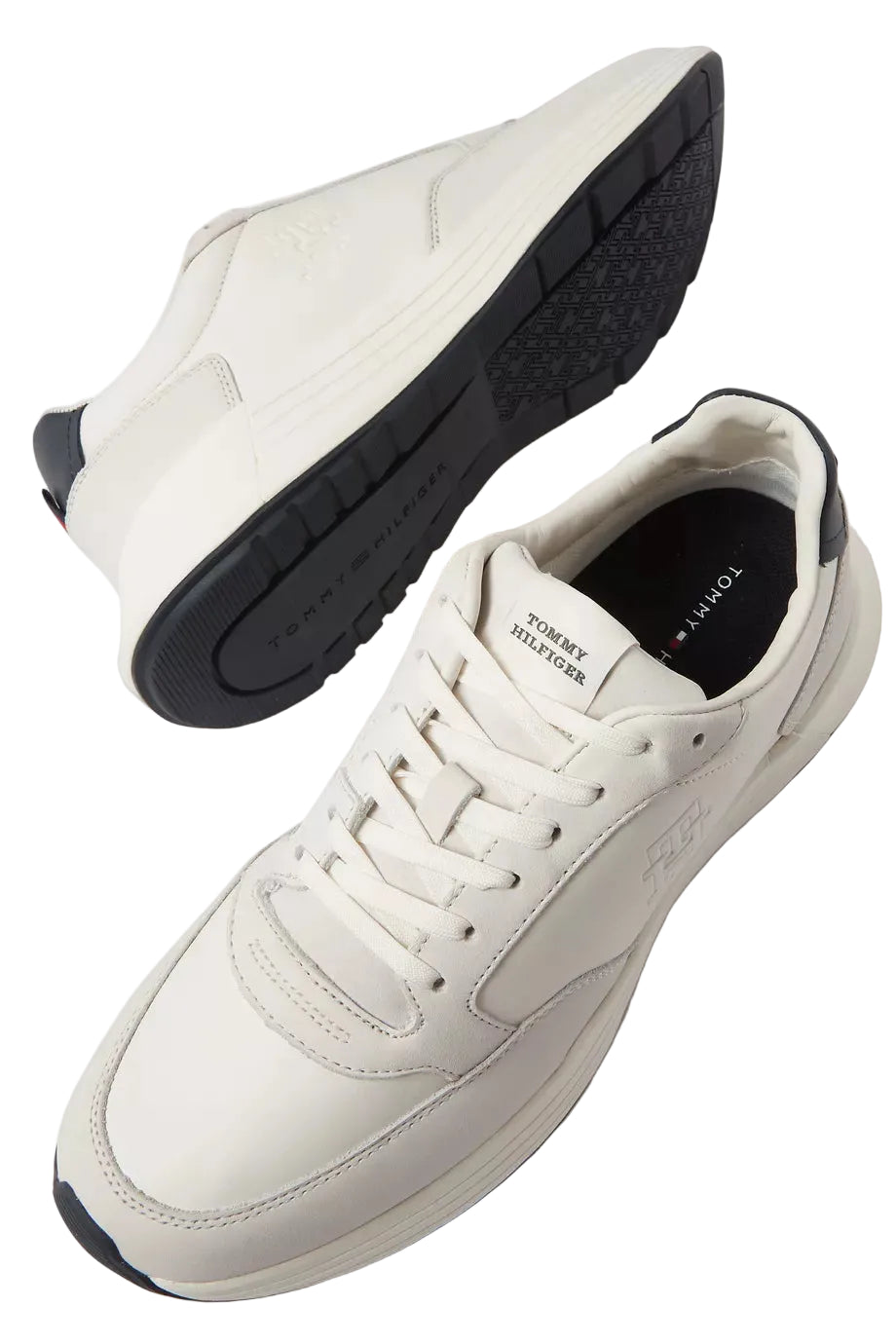TOMMY HILFIGER Elevated Leather Running Trainers