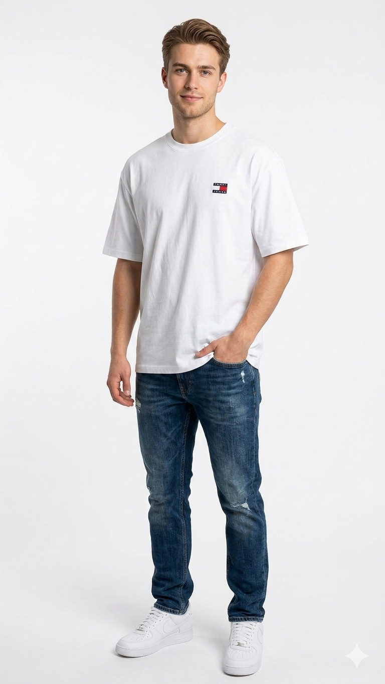 Tommy jeans Logo round t-shirt