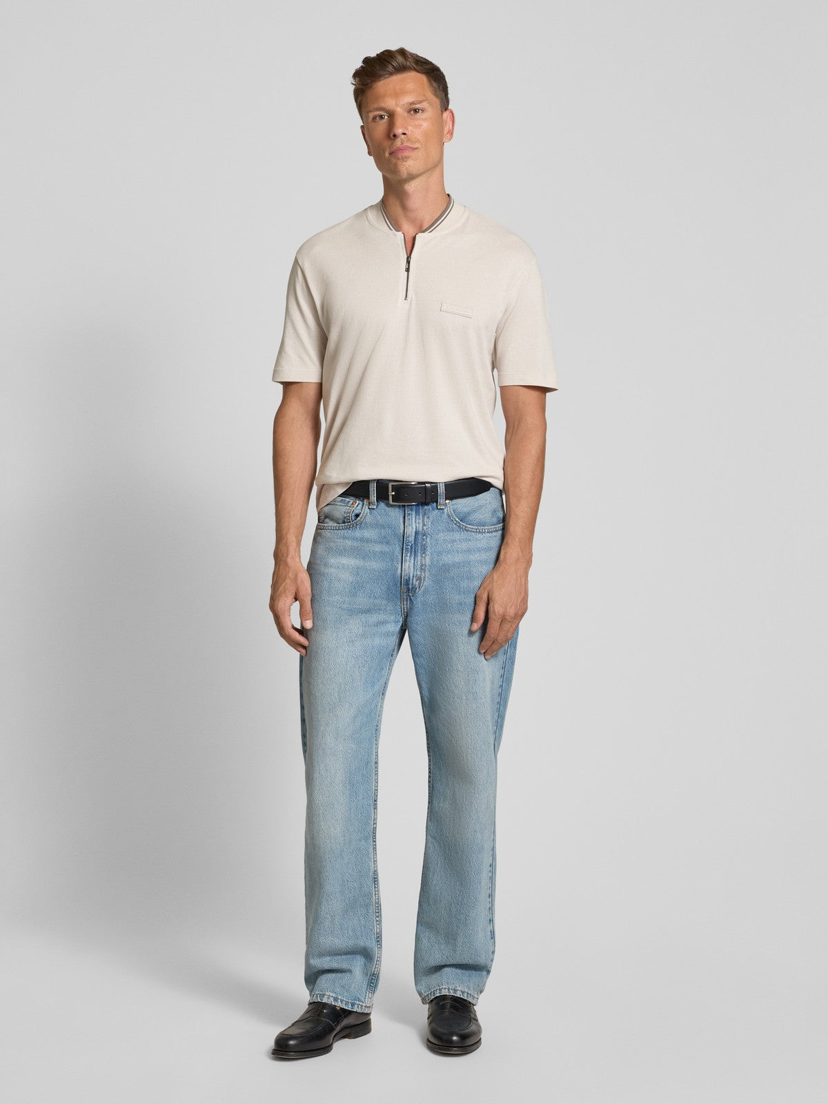 Armani Exchange with short zipper t-shirt