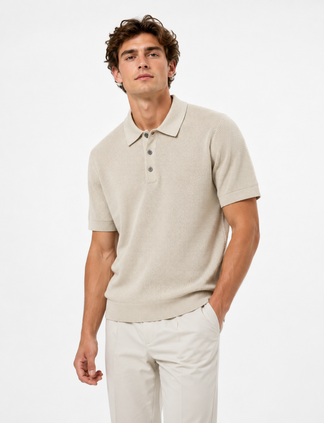 MNG kintted polo