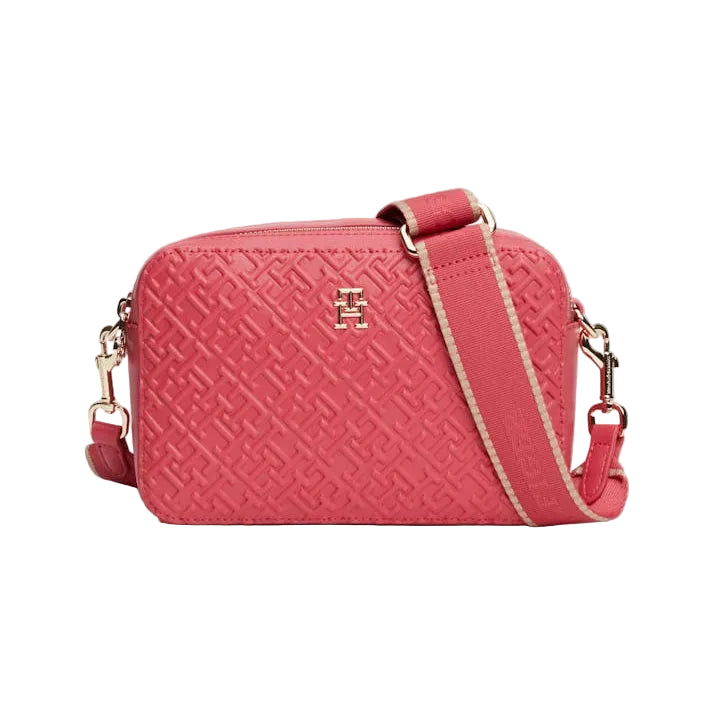 Tommy Hilfiger Women Camera Crossbody Bag Teaberry Pink