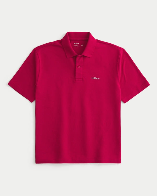 hollister Relaxed Logo Polo T_shirt