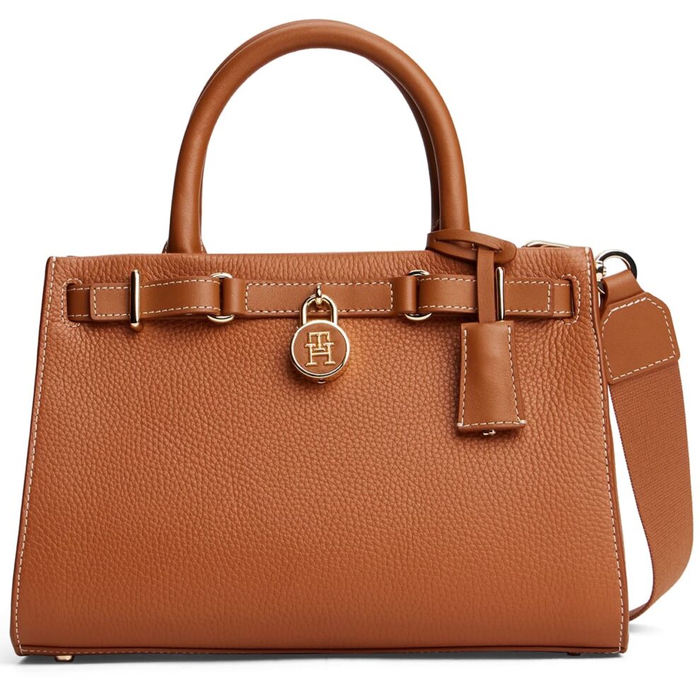 TOMMY HILFIGER American Icon Leather Tote Women bag
