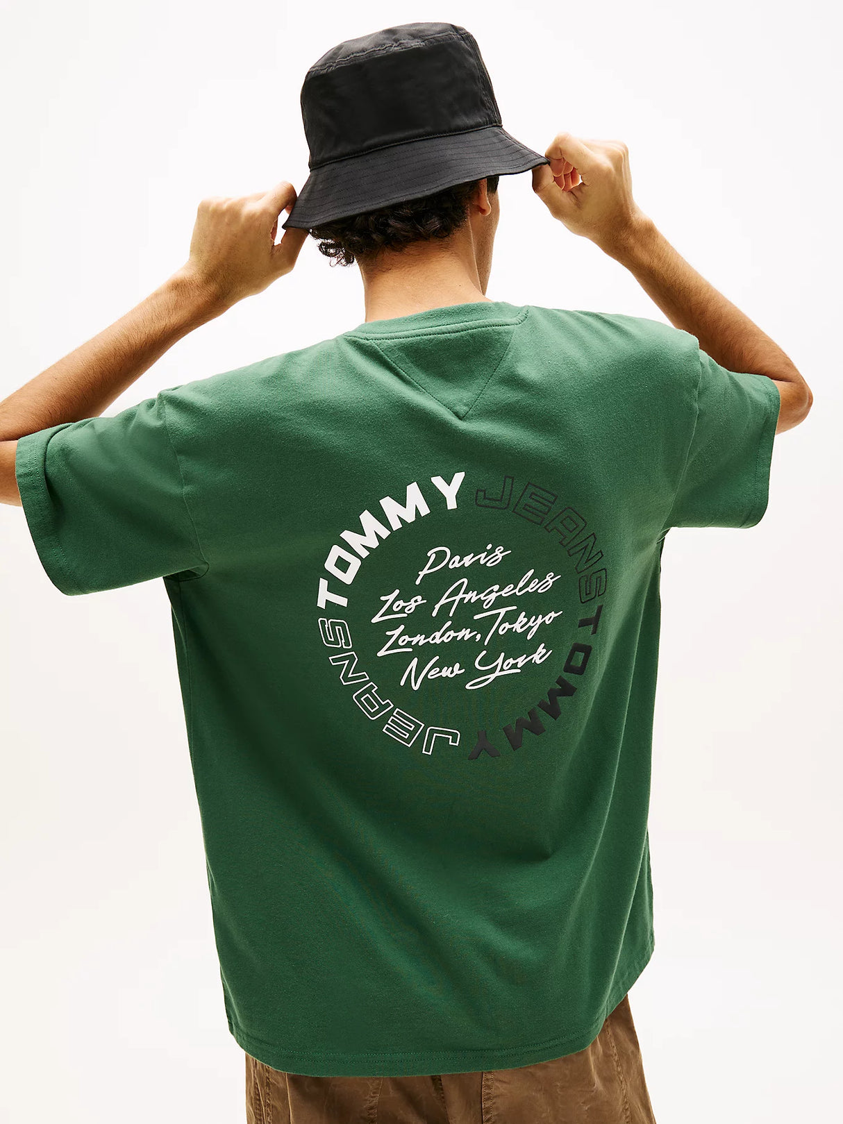 Tommy jeans Circular Back Logo round t-shirt