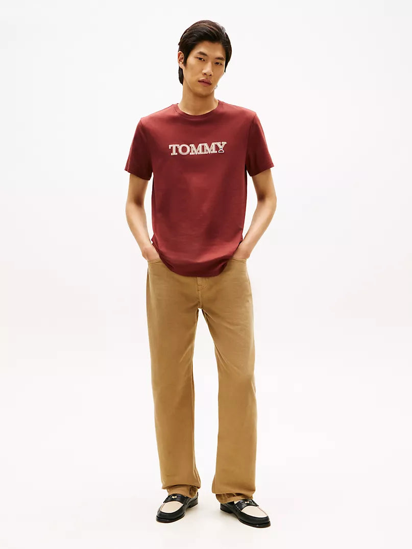 Tommy Graphic Logo T-Shirt regular fit _ Burgundy