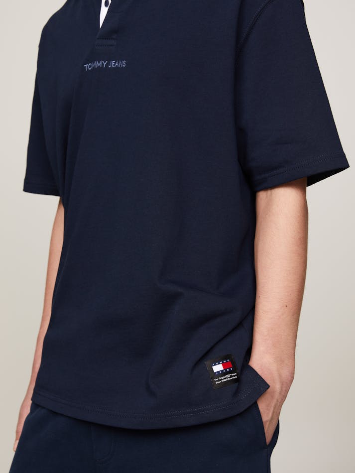 Tommy jeans Contrast Collar Oversized Rugby polo
