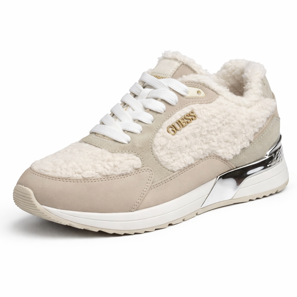 Shoes Guess women's sneakers Moxea17 beige