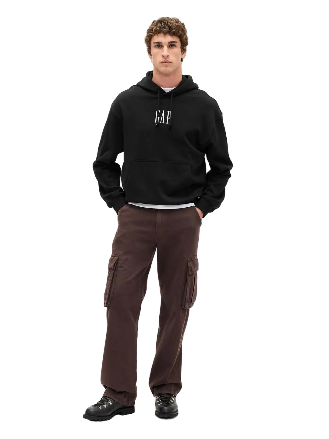 GAP Men’s oversize Hoodie – Black