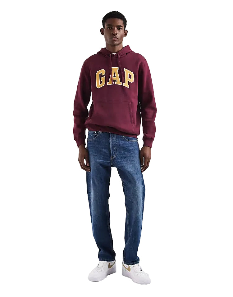 GAP Men’s Logo Hoodie – Burguandy
