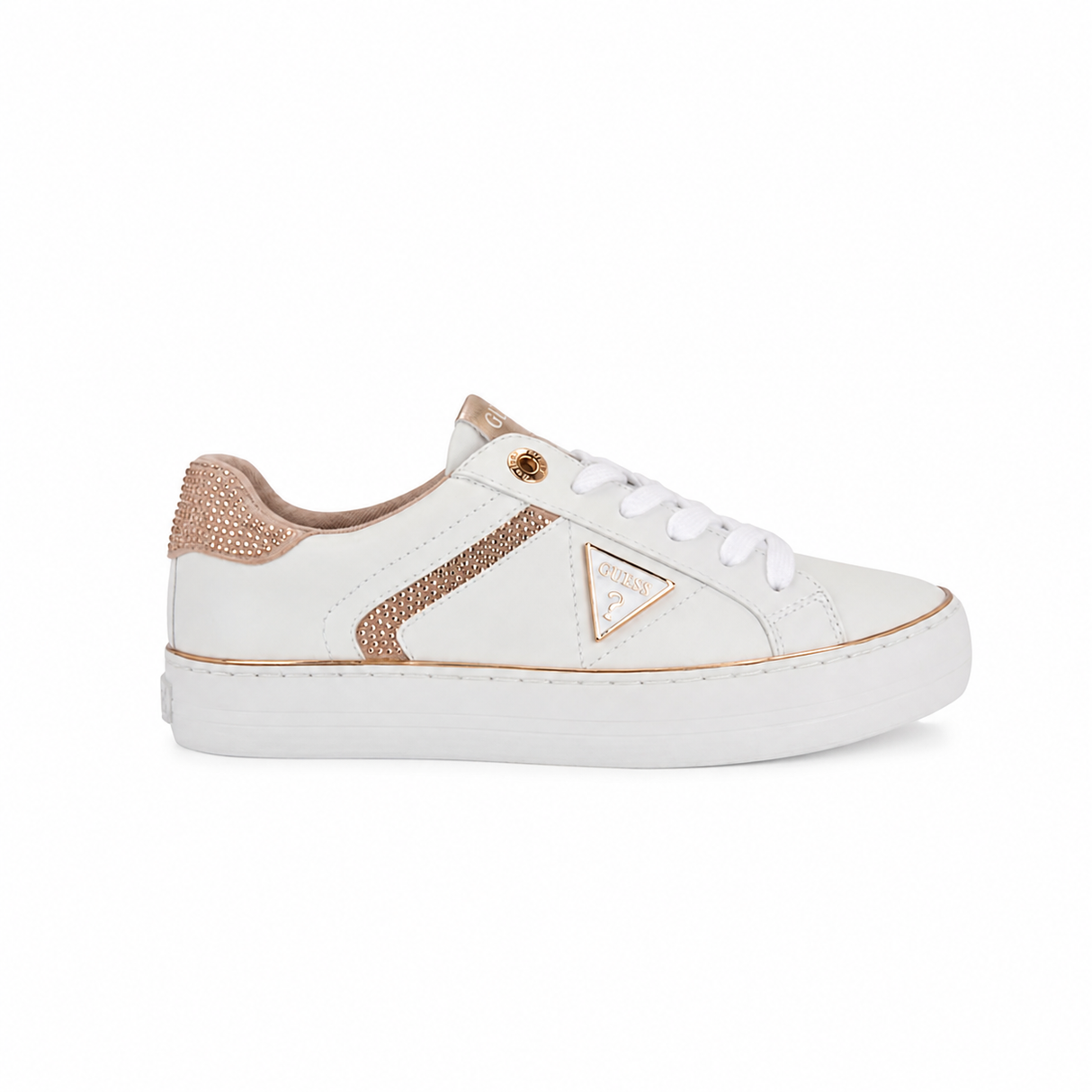 Guess Lins Rhinestone Low-Top Sneakers women's