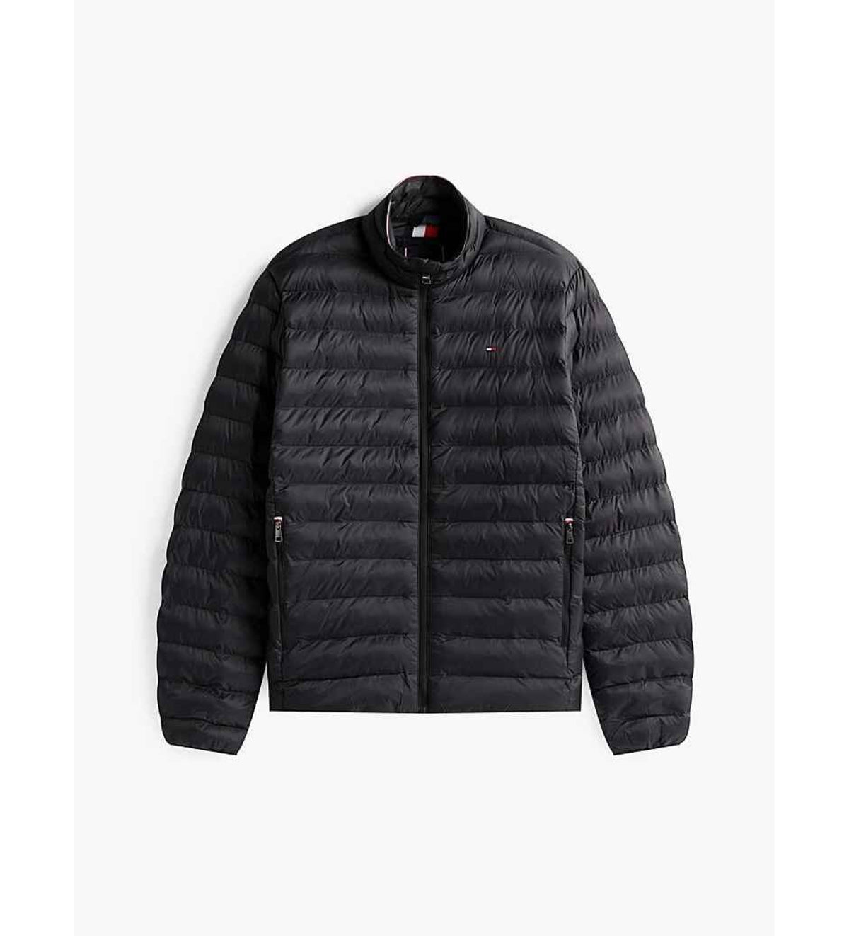 Tommy Hilfiger Men Lightweight Ultra Loft Packable Puffer Jacket _Black
