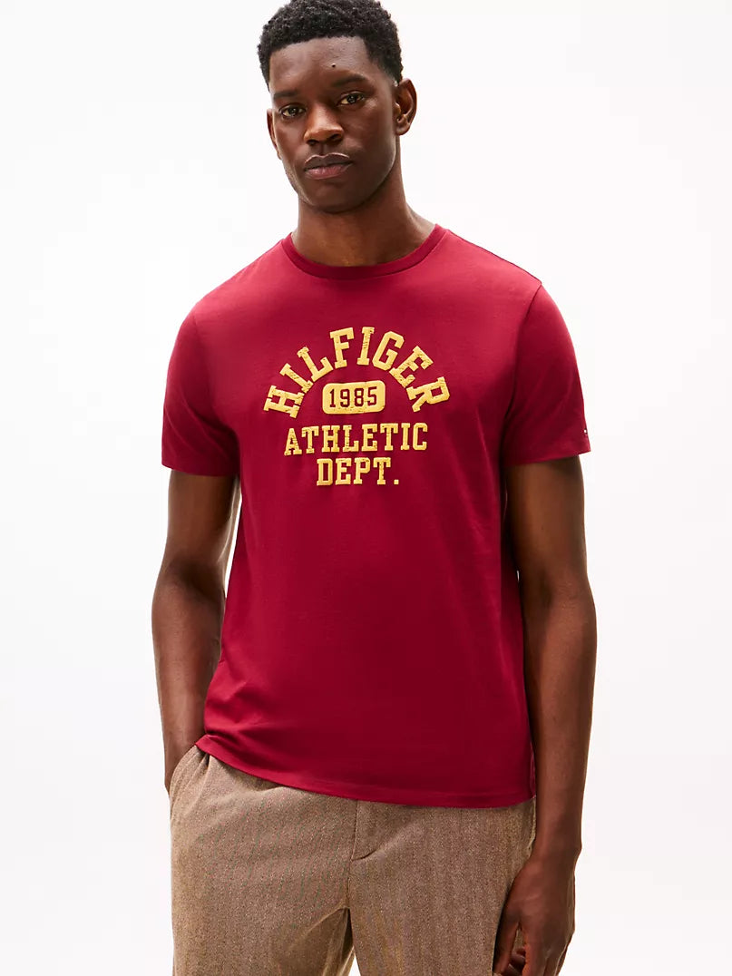 Short Sleeve T-Shirt Tommy Hilfiger regular fit _ Burgundy