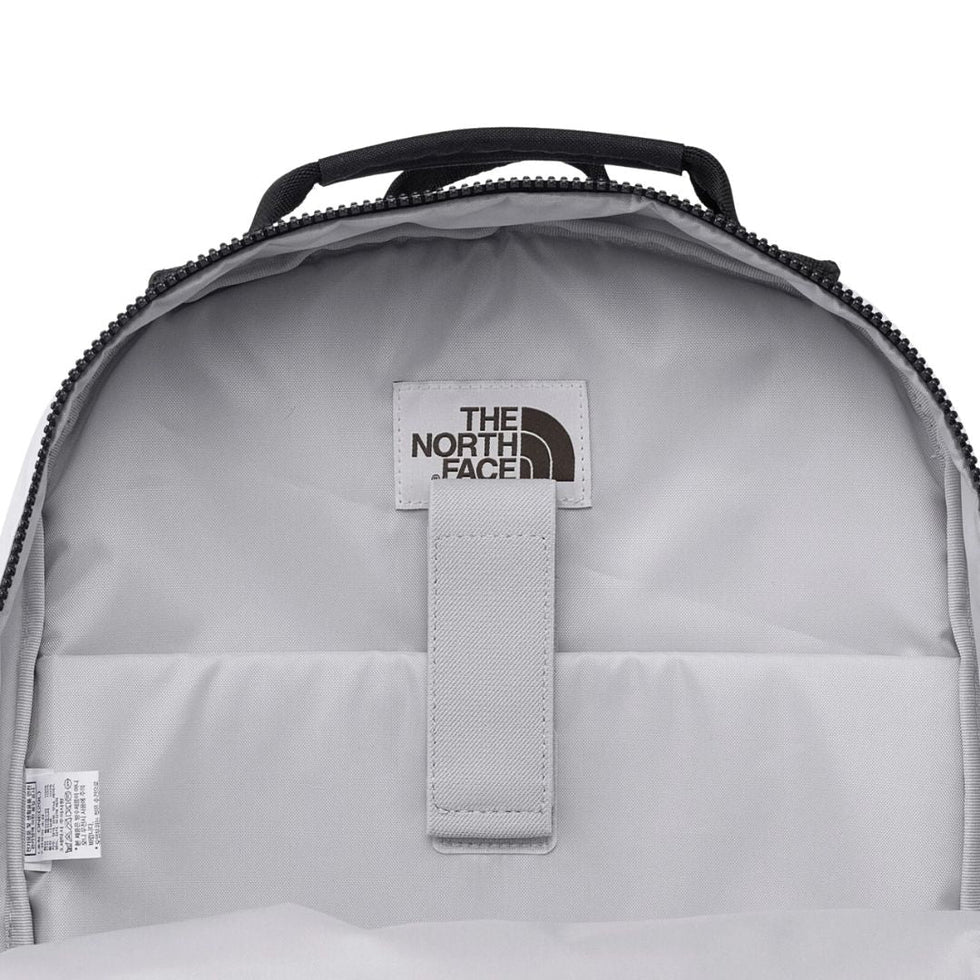 The North Face Dual White*Black Backpack with Multi-Compartments