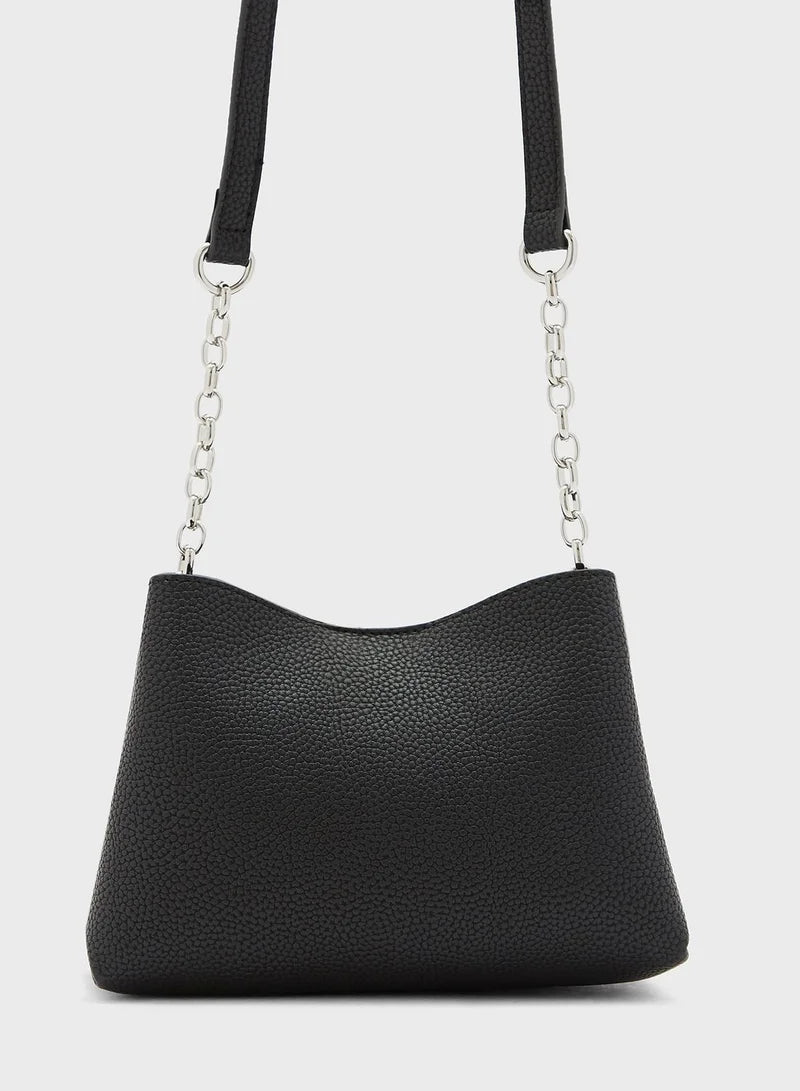 Tommy Hilfiger CROSSBODY CHAIN MONOGRAM PLAQUE bag
