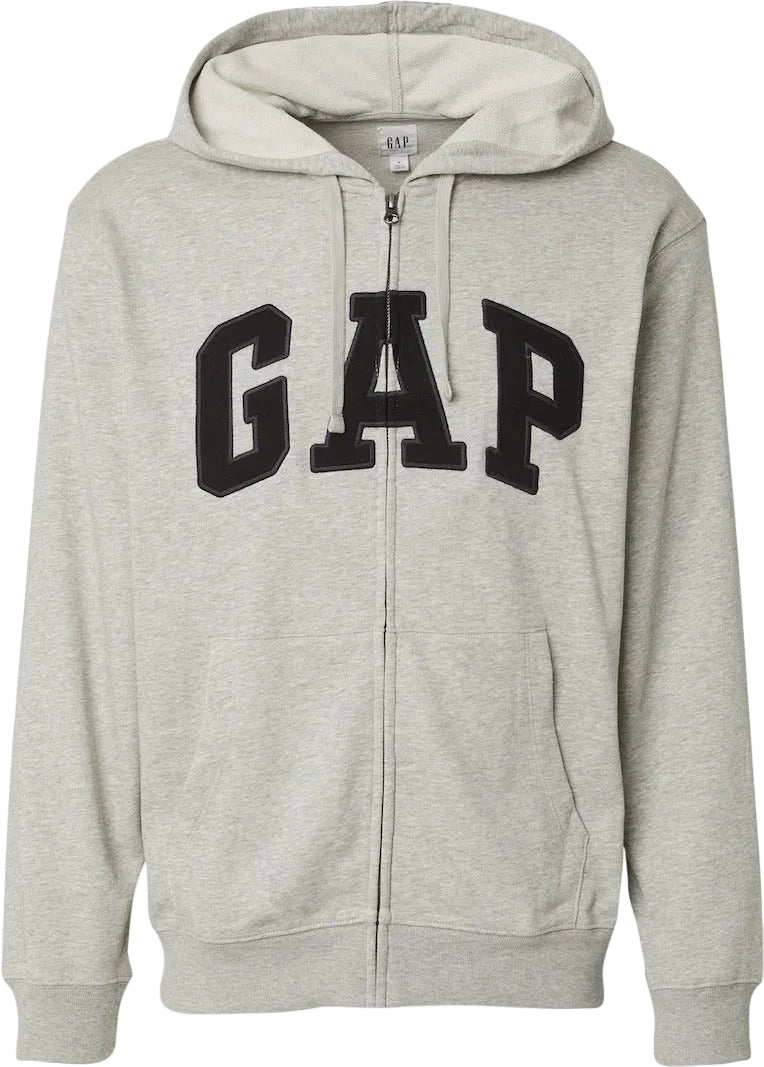 GAP Full Zip-Up Hoodie _ Light Grey