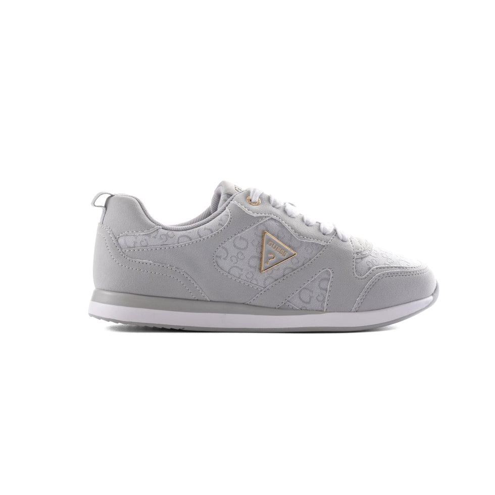 GUESS Women’s Light Grey Monogram Runner Sneakers