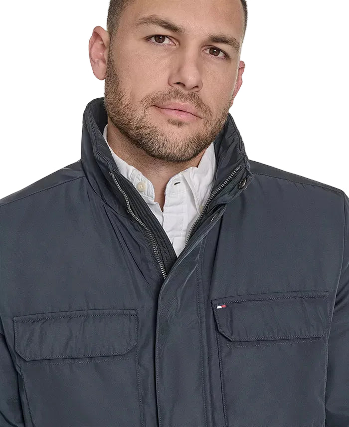 TOMMY HLFIGER Military-style Men jacket _ Dark Navy