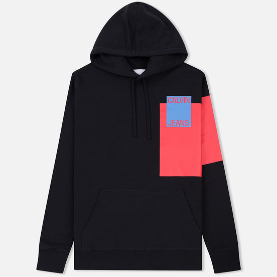 Calvin Klein Hoodie Men Logo Prited _ Black