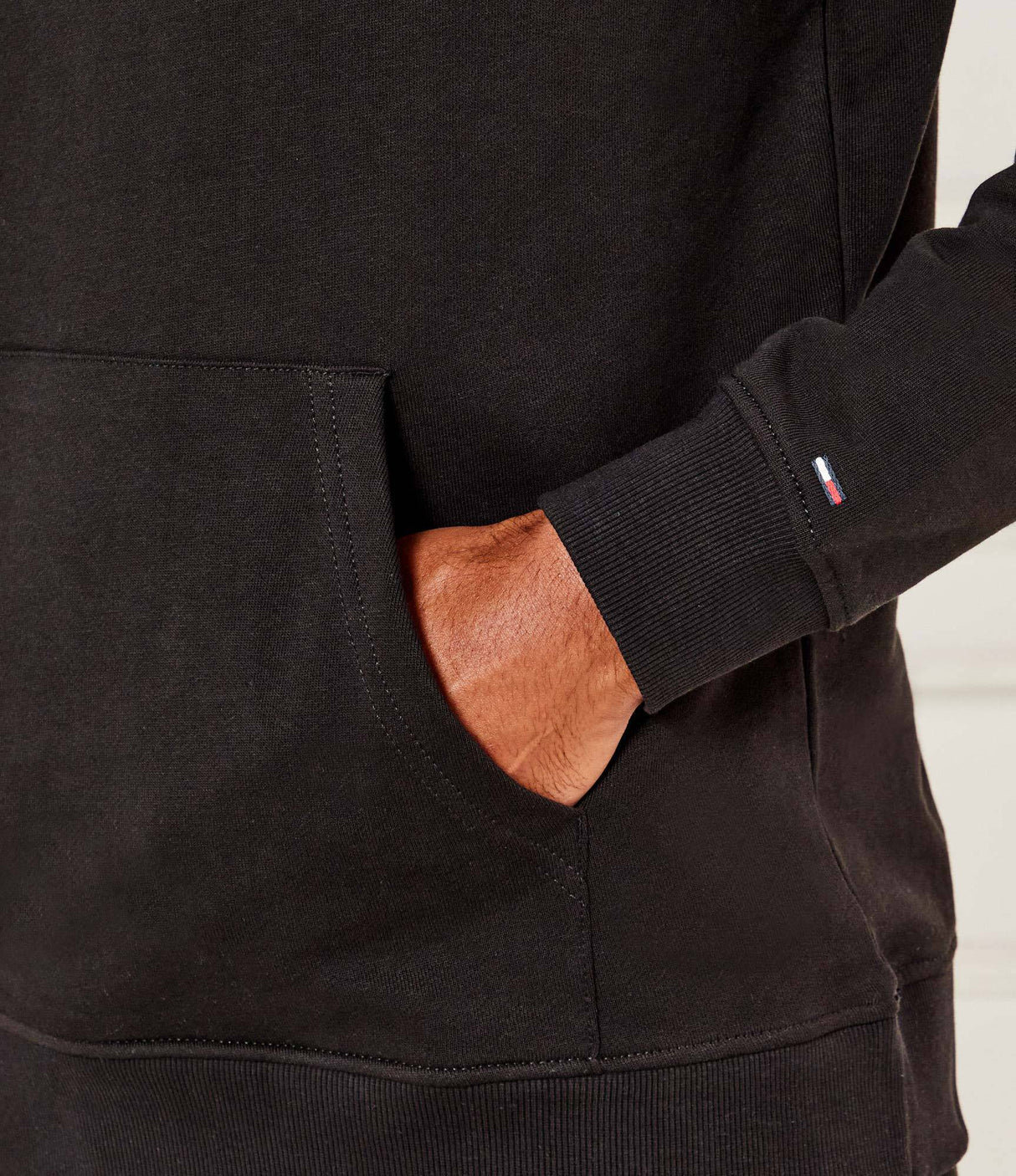 Tommy Jeans Stack Logo Back Graphic Hoodie Men Black (BH)