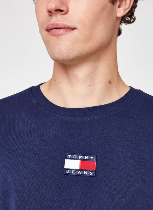 Tommy Jeans T-shirt - TJM Tommy Badge Tee - Bleu