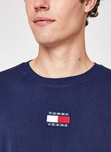 Tommy Jeans T-shirt - TJM Tommy Badge Tee - Bleu