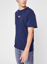 Tommy Jeans T-shirt - TJM Tommy Badge Tee - Bleu