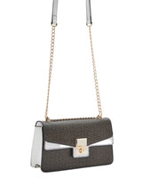 Guess Premium Satchel with Lock Charm