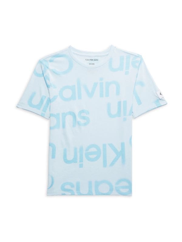 Calvin Klein Boy's Logo Crewneck Tee
