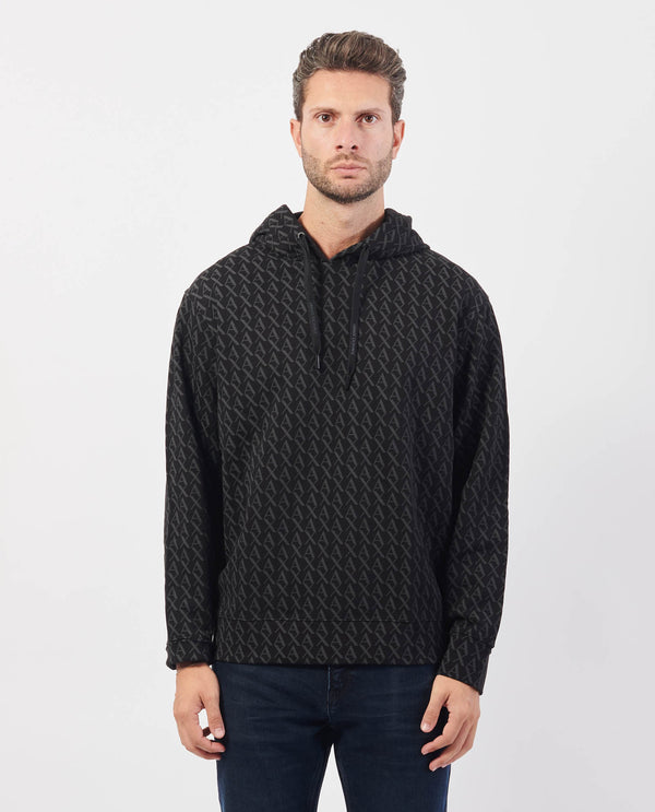 ARMANI EXCHANGE  black sweatshirt