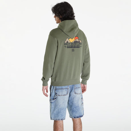 NAPAPIJRI Hoodie Logo Men Olive (BH)