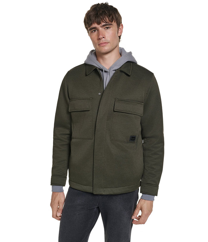 KARL LAGERFELD UTILITY SHIRT Men Jacket _ Olive