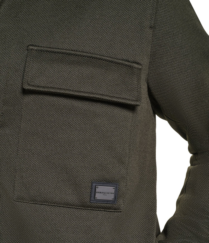 KARL LAGERFELD UTILITY SHIRT Men Jacket _ Olive
