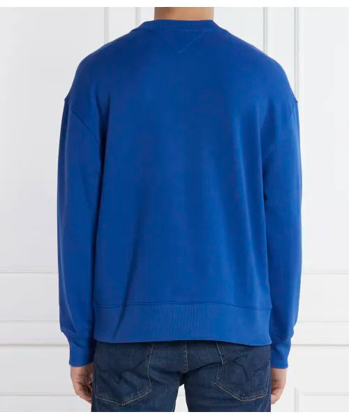 Tommy Jeans Sweatshirt Round Neck Men Blue2 (BH)