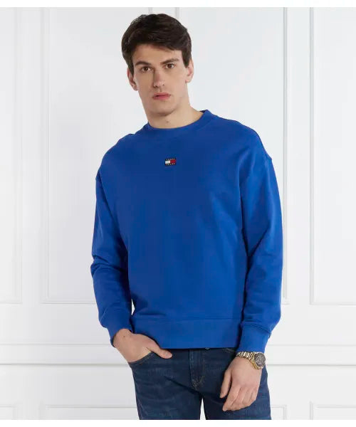 Tommy Jeans Sweatshirt Round Neck Men Blue2 (BH)