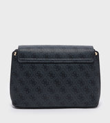 GUESS Women’s Black Monogram Crossbody Bag – Classic Everyday Style