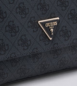 GUESS Women’s Black Monogram Crossbody Bag – Classic Everyday Style