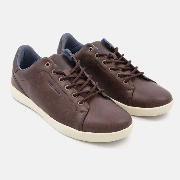 Tommy Hilfiger Casual lace-up shoes for men, brown