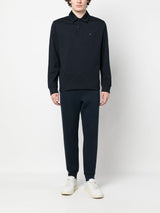 Classic Comfort: Tommy Hilfiger Long Sleeve Piqué Polo Shirt for Winter