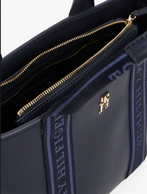 Tommy Hilfiger Women’s Logo Tape Crossbody Tote Bag