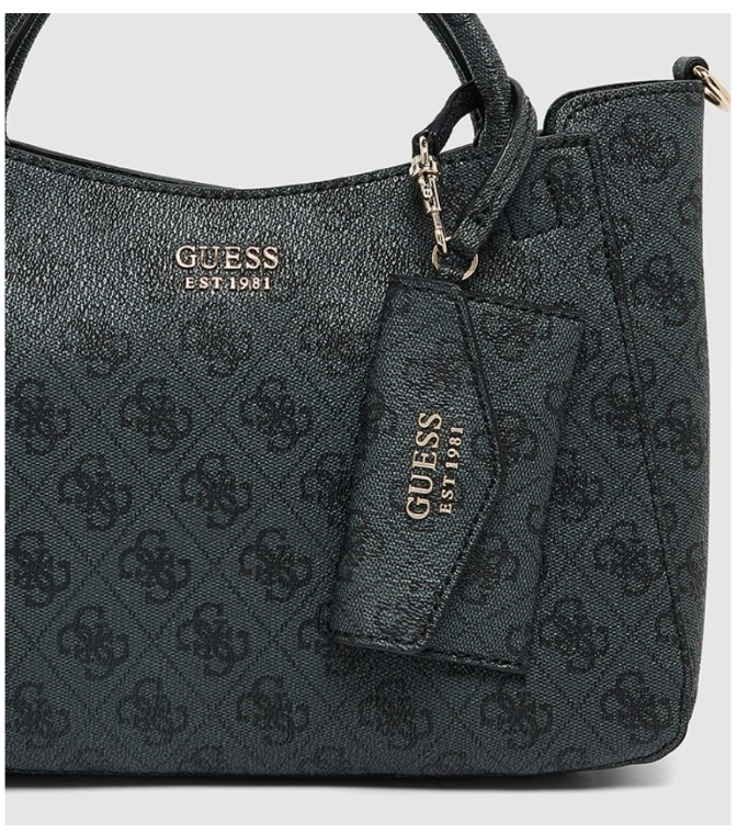 Guess Classic Brown Logo Satchel