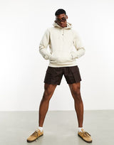 Tommy Jeans regular linear logo hoodie in beige